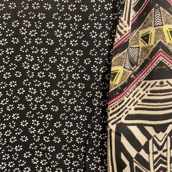 Black Printed Dress - size M - Picture 2 of 4